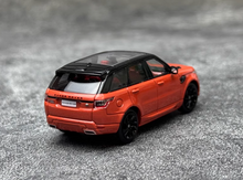 Load image into Gallery viewer, WHELART 1:64 2018 Orange Range Rover Sports SUV Model Diecast Metal Car New Collection