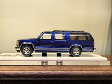 Load image into Gallery viewer, Bliss 1:64 HEC Blue Suburban GMT400 SUV Sports Model Diecast Metal Car New Collection