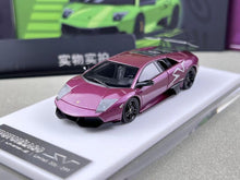Load image into Gallery viewer, 1:64 CL Purple Murcielago LP670-4 SV Racing Sports Model Diecast Resin Car New Collection