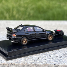 Load image into Gallery viewer, CM 1:64 JDM Black EVO Lancer 9 IX Engine Sports Model Diecast Metal Car New