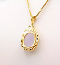 Load image into Gallery viewer, Nature Jade Water Drop Pendant Necklace Gift Jewelry charm Blessing Lucky New b