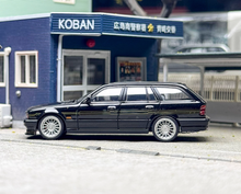 Load image into Gallery viewer, Mortal 1:64 Black E34 Touring Alpina B10 Wagon Sports Model Diecast Metal Car