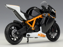 Load image into Gallery viewer, Bburago 1:18 Black 1190 RC8 R KTM Sports Model Diecast Metal Motorcycle New