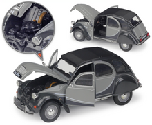 Load image into Gallery viewer, WELLY 1:24 2CV 6 Charleston Vintage Classic Model Diecast Metal Car Display