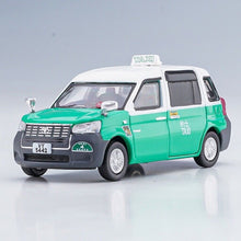 Load image into Gallery viewer, TINY 1:76 Green Hongkong Taxi Comfort Hatchback Toyota Hybrid Model Toy Metal Car BN