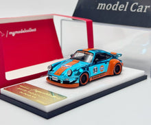 Load image into Gallery viewer, MC 1:64 Plating Blue RWB 930 Widebody #93 Sports Model Diecast Metal Car New Collection