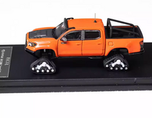 Load image into Gallery viewer, GCD 1:64 Orange Tacoma Pickup Truck Snow Sports Model Diecast Metal Car New Collection