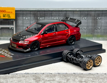 Load image into Gallery viewer, CM 1:64 Red Carbon Lancer Evo 9 IX Voltex Sports Model Diecast Metal Car New Collection