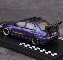 Load image into Gallery viewer, IHCM 1:64 Purple Carbon Lancer EVO 9 IX GSR Sports Model Diecast Metal Car New Collection