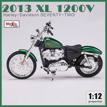 Load image into Gallery viewer, Maisto 1:12 2013 XL 1200V Seventy Two Sport Model Diecast Metal Motorcycle BN