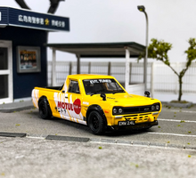 Load image into Gallery viewer, Inno 1:64 Yellow Sunny HAKOTORA Pickup Truck Sport Model Diecast Metal CarNew