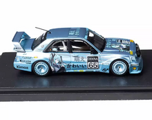 Load image into Gallery viewer, RM 1:64 Ice Blue 190E W201 #65 Sports Sedan Model Diecast Metal Car BN
