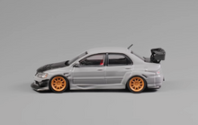Load image into Gallery viewer, CM 1:64 JDM Gray EVO Lancer 9 IX Widebody Sports Model Diecast Metal Car New