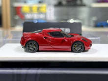 Load image into Gallery viewer, 1:64 CL Red Black Rims Romeo 4C Coupe Sports Model Diecast Resin Car New Collection
