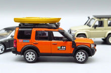 Load image into Gallery viewer, GCD 1:64 Orange Discovery 4 SUV Off Road Roof Rack Model Diecast Metal Car New