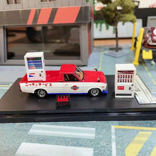 Load image into Gallery viewer, SH 1:64 Red Datsun Sunny Pickup Truck Accessory Model Diecast Resin Car