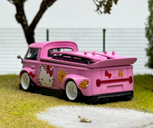 Load image into Gallery viewer, Flame 1:64 Pink VW T1 RWB Pickup Camper Kombi Model Diecast Metal Car New Collection