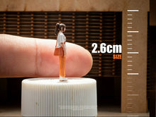 Load image into Gallery viewer, 1:64 Painted Figure Model Miniature Resin Diorama Toy Sand Young Girl Pretty