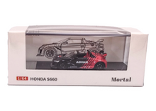 Load image into Gallery viewer, Mortal 1:64 Black S660 Advan Convertible Sports Model Diecast Metal Car New