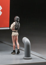 Load image into Gallery viewer, 1:64 Painted Figure Mini Model Miniature Resin Diorama Curly Hair Bodysuit Lady