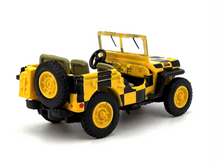 Load image into Gallery viewer, 1:76 Yellow Willys MB RAAF Reconnaissance Vehicle Model Diecast Metal Car New Collection