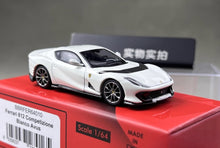 Load image into Gallery viewer, BBR 1:64 White 812 Competitizone Racing Sports Model Diecast Metal Car New Collection