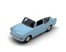 Load image into Gallery viewer, 1:76 Light Blue Ford Anglia Classic Model Diecast Metal Car BN