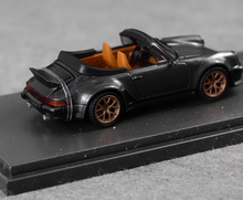 Load image into Gallery viewer, RM 1:64 Gray Singer 930 Turbo Study Convertible Model Diecast Metal Car New Collection