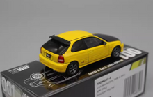Load image into Gallery viewer, JDM64 1:64 Yellow Carbon Civic Type R EK9 Sports Model Diecast Metal Car New Collection
