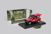 Load image into Gallery viewer, AB 1:64 Christmas Land Cruiser LC79 Pickup Truck Model Diecast Metal Car New Collection