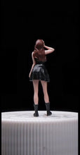 Load image into Gallery viewer, 1:64 Painted Figure Mini Model Miniature Resin Diorama Sand Toy Black Dress Girl New