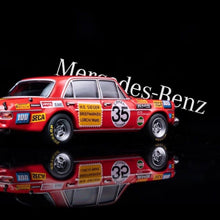 Load image into Gallery viewer, 1:64 Liberty Benz 300SEL Red W109 Racing Sports Model Toy Metal Car Display Box