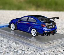 Load image into Gallery viewer, CM 1:64 Blue JDM STI WRX Varis Racing Sports Model Toy Diecast Metal Car BN
