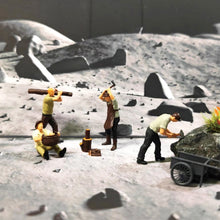 Load image into Gallery viewer, 1:64 Painted Figure Mini Model Miniature Resin Diorama Labour Woodman Worker