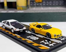 Load image into Gallery viewer, 1:64 JDM Comic Initial D RX7 FD3S AE86 Sports Model Diecast Metal Car New