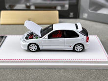 Load image into Gallery viewer, FH 1:64 White JDM Civic Type R EK9 Hatchback Sport Model Diecast Metal Car New