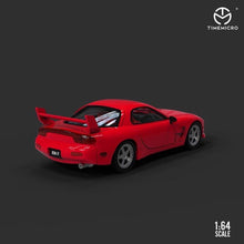Load image into Gallery viewer, TM 1:64 JDM RX7 FD Racing Sports Model Classic Diecast Metal Car Box