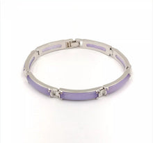 Load image into Gallery viewer, Nature Jade Beaded Bracelet Jewelry Blessing Lucky Fortune Gift For Her Purple e