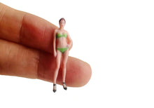 Load image into Gallery viewer, 1:64 Painted Figure Mini Model Miniature Resin Diorama Sand Bikini Girl Lady Hot