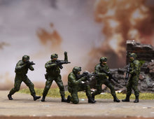 Load image into Gallery viewer, 1:64 Painted Figure Model Miniature Resin Diorama Scene Commando Soldiers Team