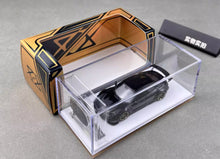 Load image into Gallery viewer, 404Error 1:64 Black Taycan Roof Box Racing Sports Model Diecast Resin Car New Collection