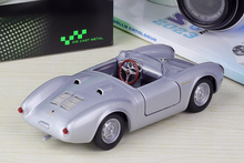 Load image into Gallery viewer, WELLY 1:24 Silver 550 Spyder Convertible Sports Model Diecast Metal Car