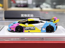 Load image into Gallery viewer, 1:64 Cartoon LP610 Huracan GT Sports Model Diecast Resin Car New Collection