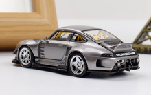 Load image into Gallery viewer, DCM 1:64 Silver RWB 993 Classic Sports Model Diecast Metal Car New Collection