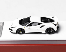 Load image into Gallery viewer, 1:64 White 488 Pista Hard Top Sports Model Diecast Resin Car New Collection