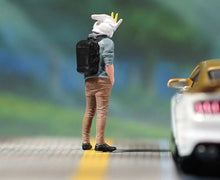 Load image into Gallery viewer, 1:64 Painted Figure Model Miniature Resin Diorama Sand Transformer Head Man Toy Collection