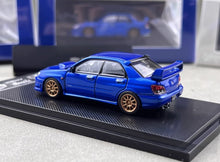 Load image into Gallery viewer, 1:64 Furuya Blue Impreza WRX STI IX 9 GD Sedan Model Diecast Metal Car New Collection