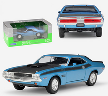 Load image into Gallery viewer, WELLY 1:24 1970 Challenger T/A Muscle Racing Sports Model Diecast Metal Car