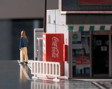 Load image into Gallery viewer, 1:64 Painted Figure Mini Model Miniature Car Scenes Resin Toy Casual Pocket Girl