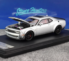 Load image into Gallery viewer, SH 1:64 Silver SRT Hellcat Muscle Sports Model Diecast Metal Car New Collection